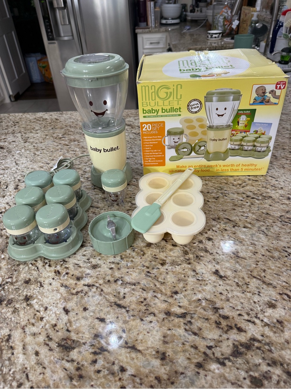 Baby Magic Bullet Baby Blender Food Processor Set